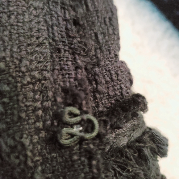 Classic black tweed coat - Picture 4 of 10